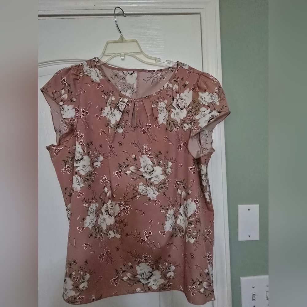 Floral Pink Women's Top